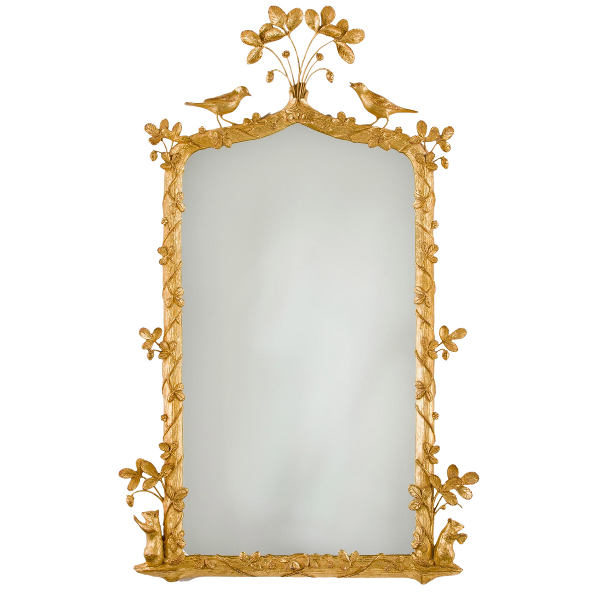 Fluted Bow Mirror